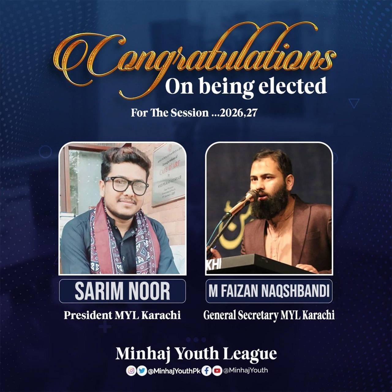 Minhaj Youth League Karachi Reorganized — New Team Takes Charge