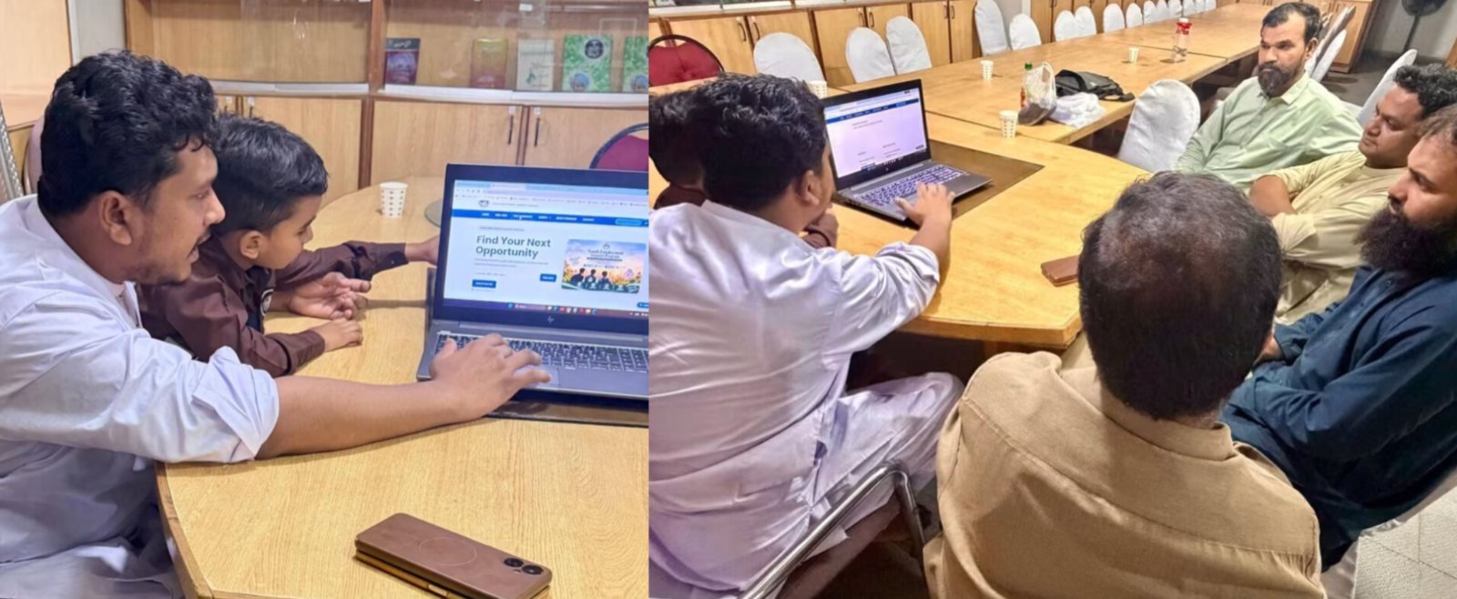 Youth Employment Support Program Meeting Reviews Website and Future Collaboration